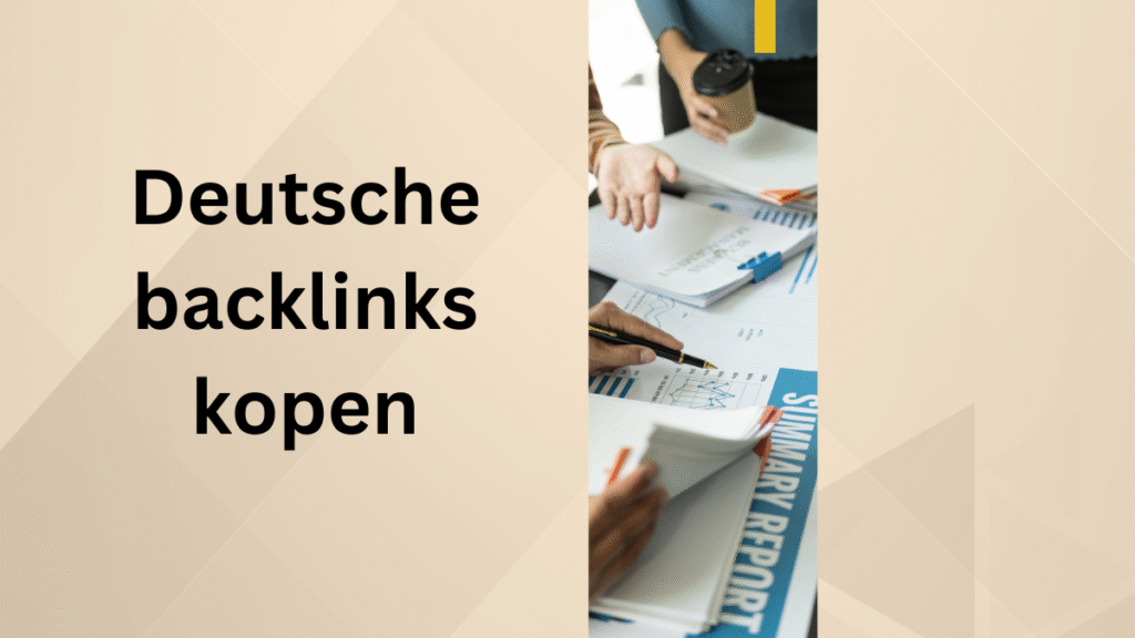 Deutsche backlinks kopen