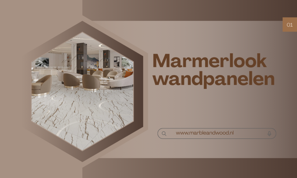 Marmerlook wandpanelen