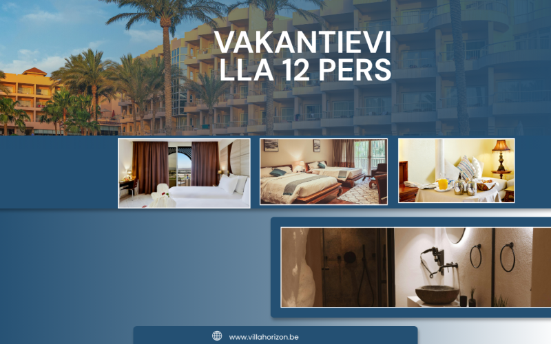 Vakantievilla 12 pers: comfortabel samen genieten van een heerlijke vakantie
